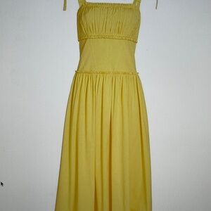 yellow midi-dress - Cinq à Sept - size 0
